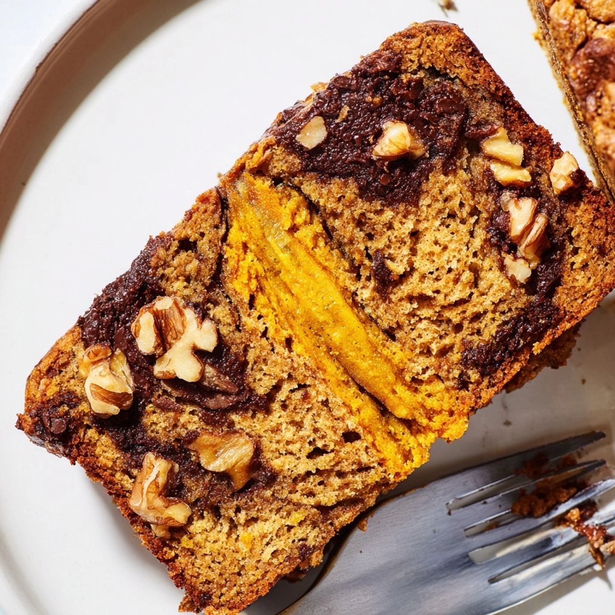 Homemade Protein Pumpkin Banana Loaf, baking in a loaf pan, smells like autumn.