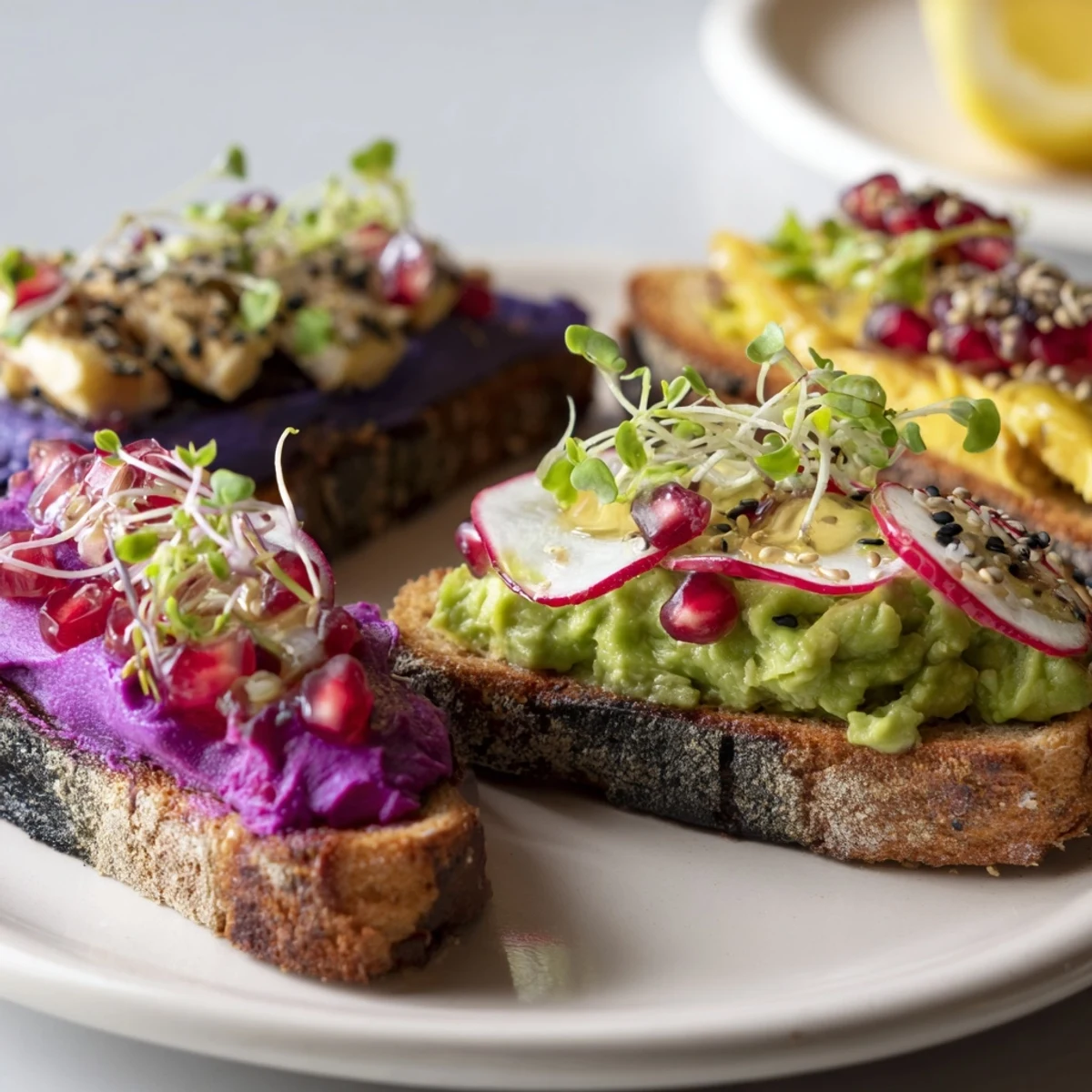 Bright Bold Breakfast Toasts #99