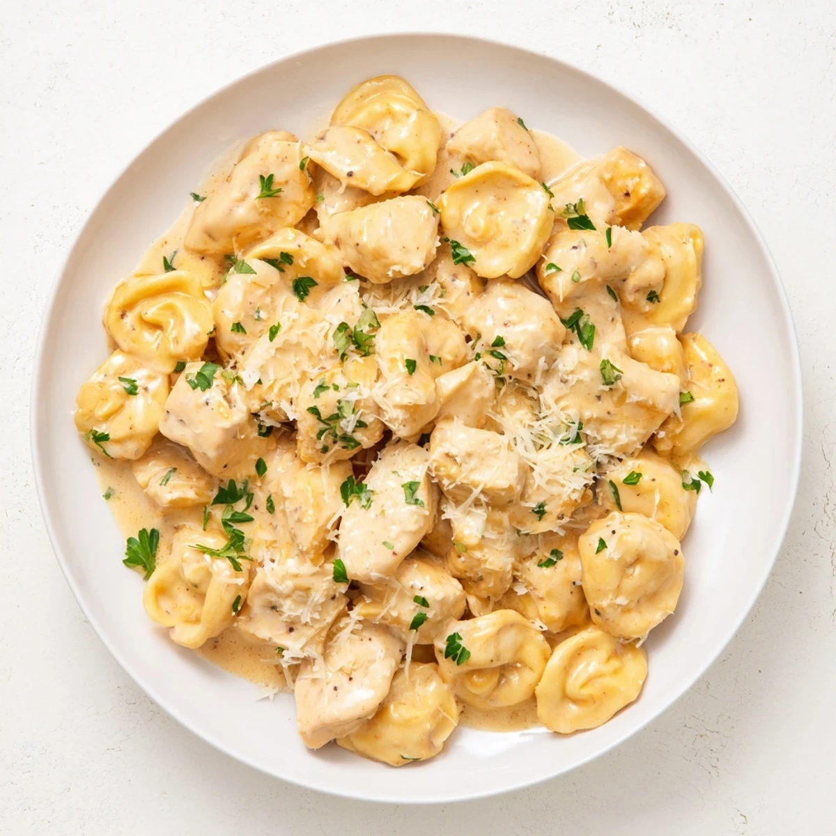 Zesty Cajun Garlic Chicken Tortellini