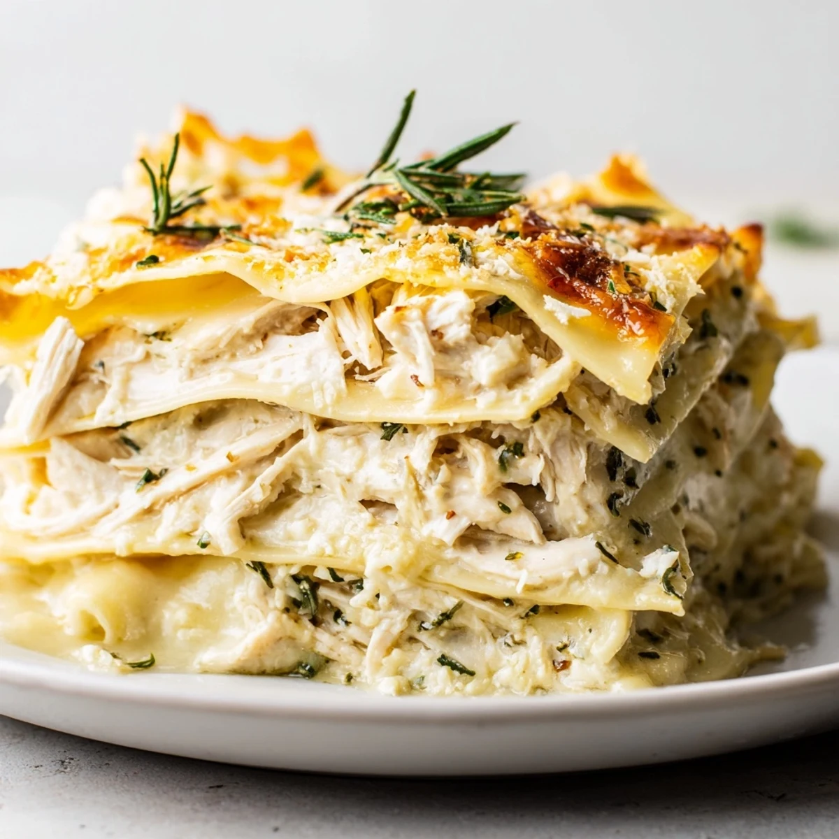 Rosemary Chicken Lasagna Layers