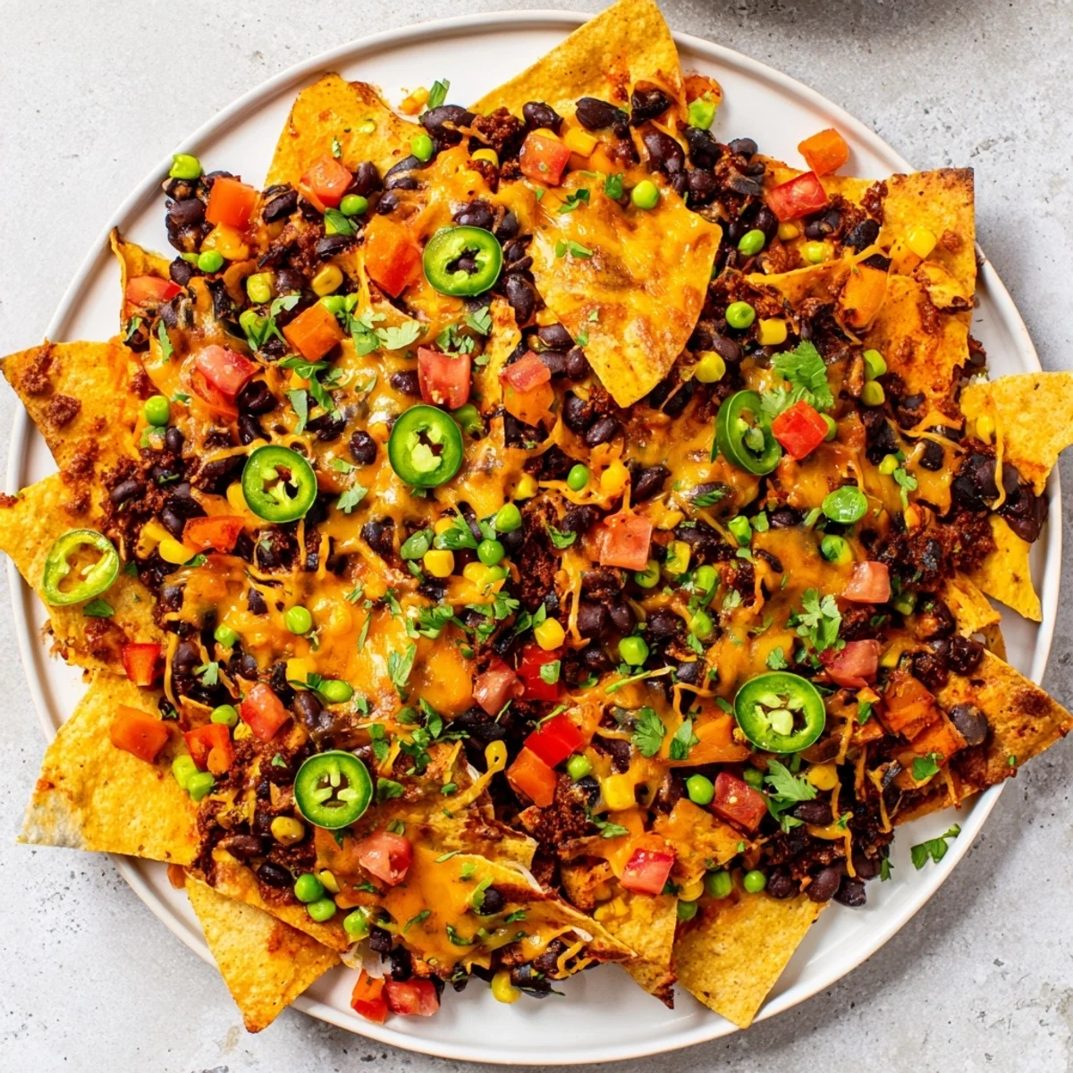 Sheet-Pan Nachos Beans Veggies