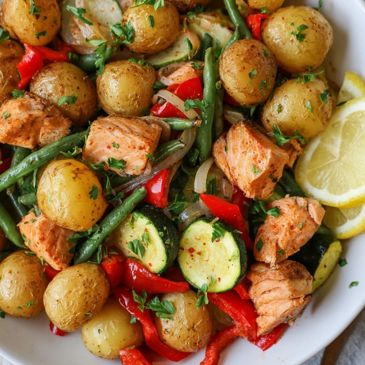 Salmon Potato Skillet