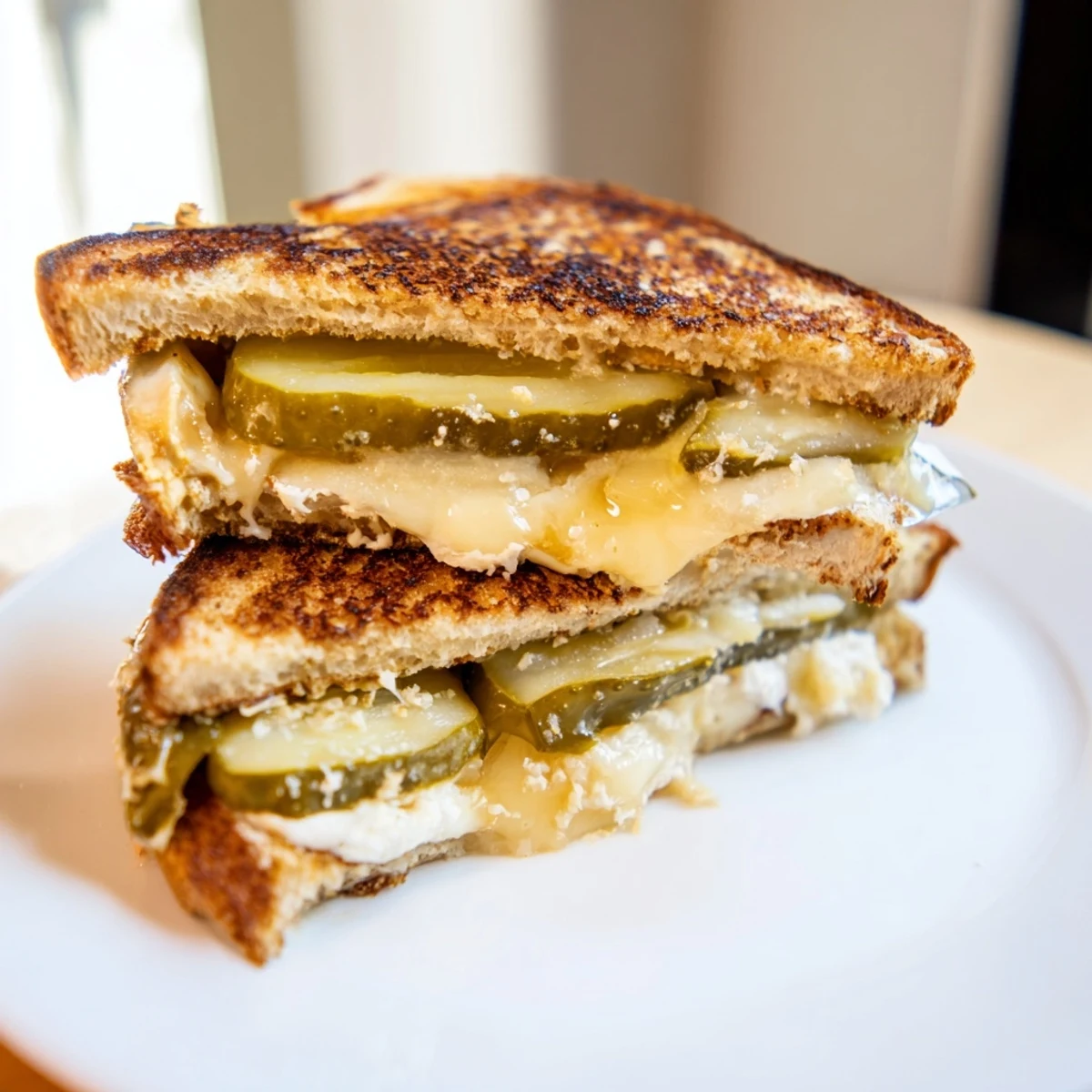 Gooey Pickle Grilled Cheese