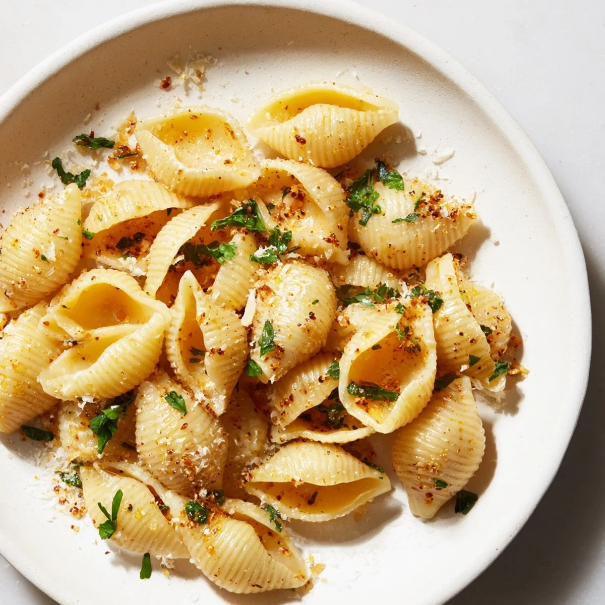 Close-up of air-fried Air Fryer Pasta Gnocchi, ready to be served with marinara sauce.