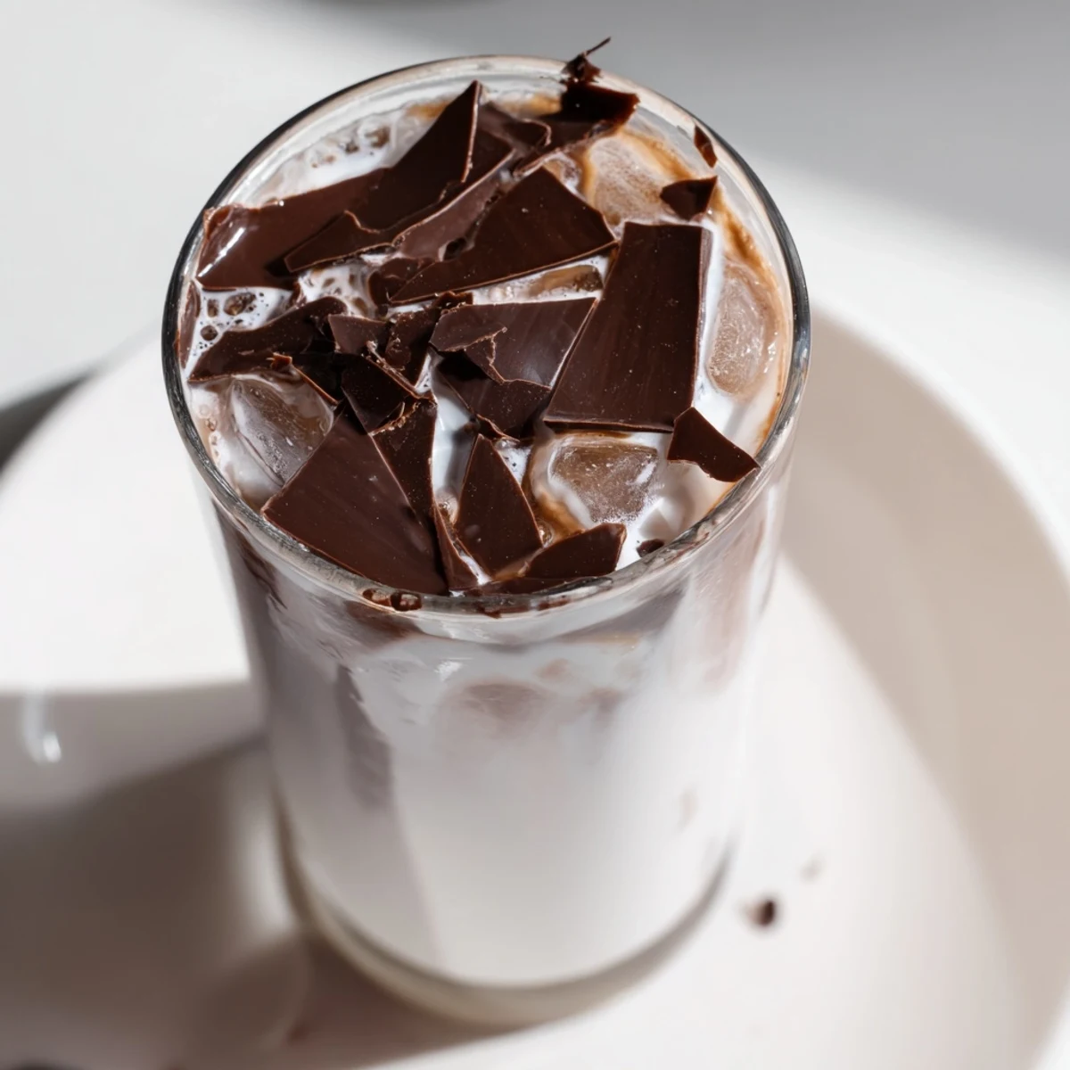 Chocolate Cracking Iced Latte