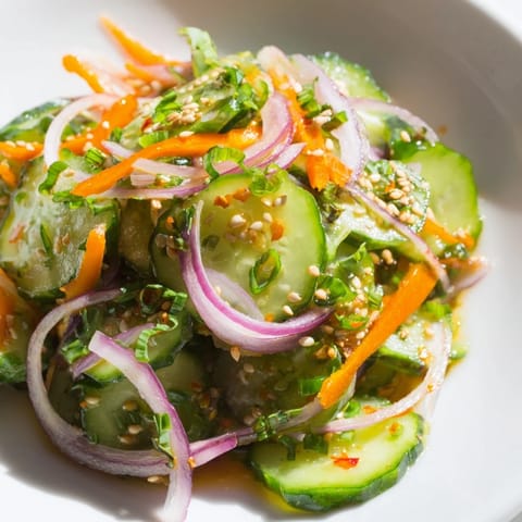 Cucumber Salad Remix Asian Sesame
