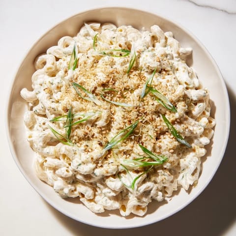 Japanese-inspired creamy miso ditalini