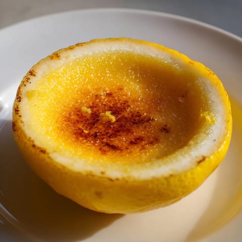 Lemon Brûlée Posset Dessert