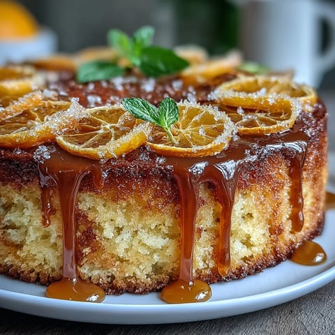 Candied Orange Olive Oil Cake