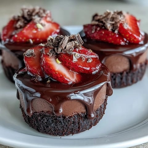 Easy Dubai Chocolate Strawberry Cheesecake