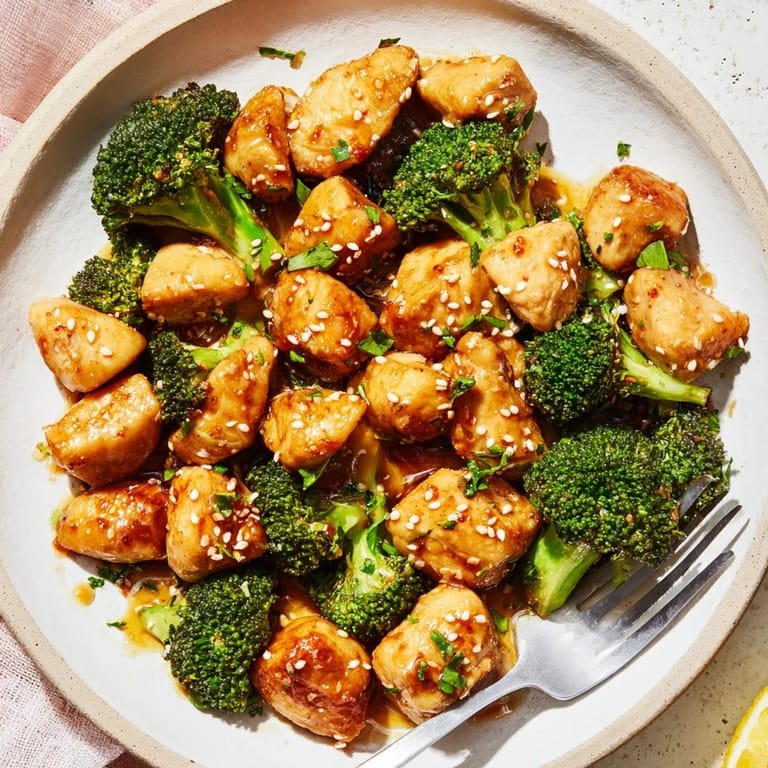Sizzling Garlic Butter Chicken & Broccoli tossed in a rich sauce, perfect for weeknights.