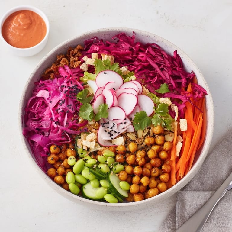 Deliciously layered ASMR Crunch Snack Bowls, perfect for satisfying snack cravings anytime.