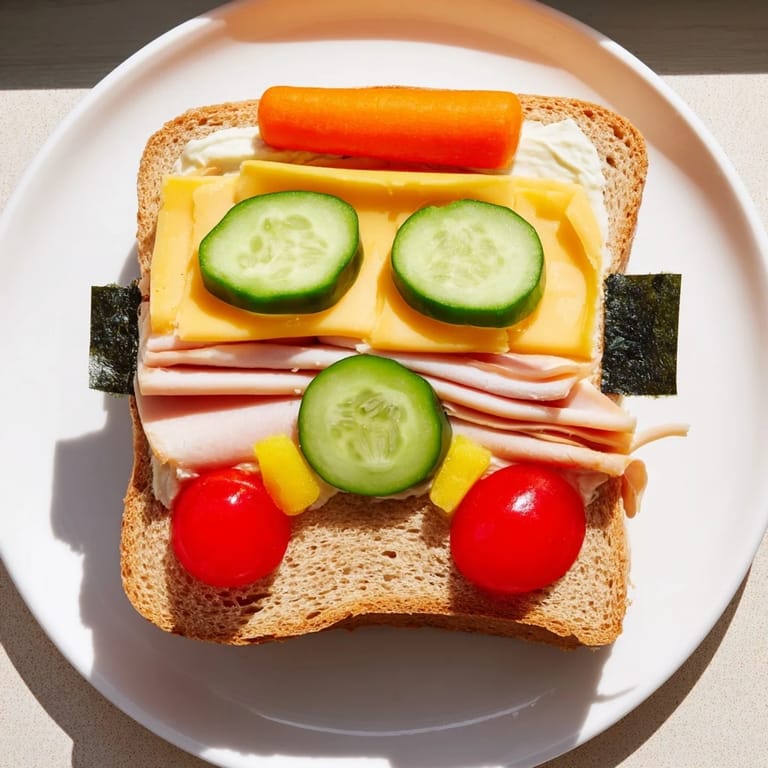 Delicious Road Trip Ready Car-Shaped Lunch, carefully assembled with cheese and veggie wheels ready to eat.