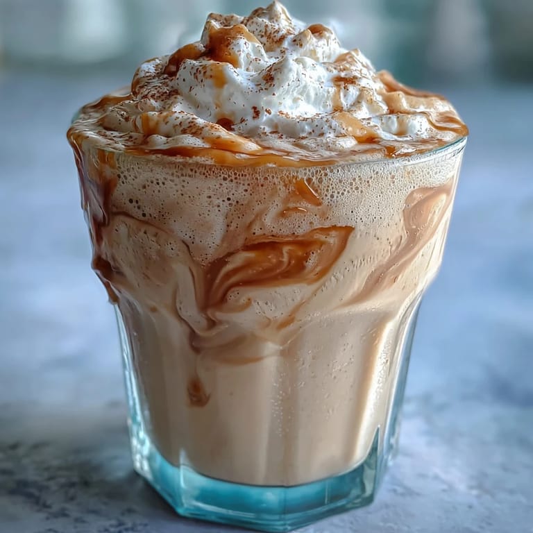 Refreshing vanilla bean frappuccino protein shake blended with Greek yogurt and ice for a thick, satisfying texture.  